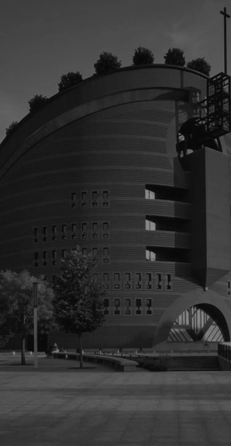 Photographie de la cathédrale d'Evry